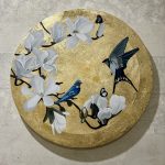 دیوار کوب رنگ روغن ورق طلا