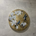 دیوار کوب رنگ روغن ورق طلا