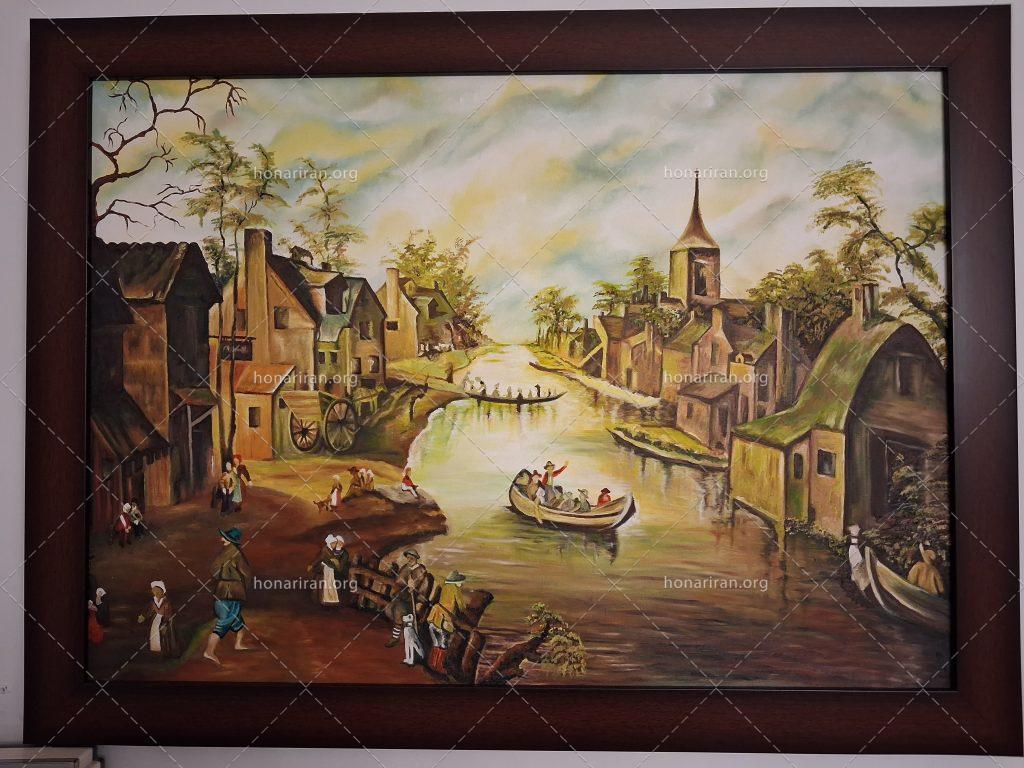 یک روز زیبا در روستا.