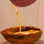 کارهنری رزین، قایق گردویی