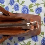 کیف دست دوز چرم طبیعی