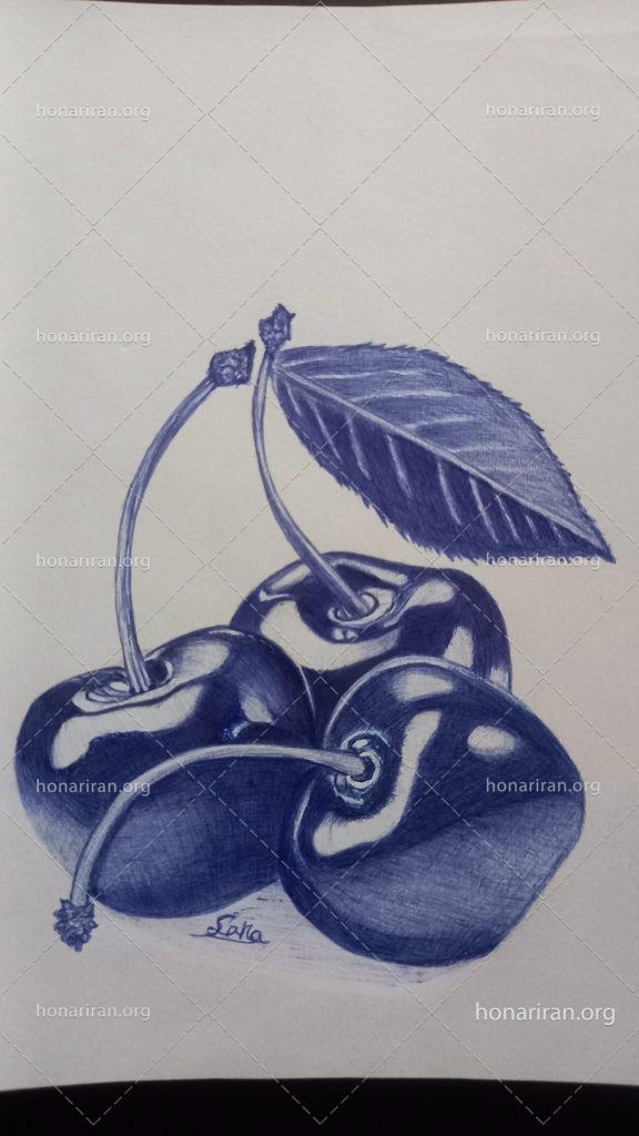 تابلو نقاشی خودکار میوه و تابستان