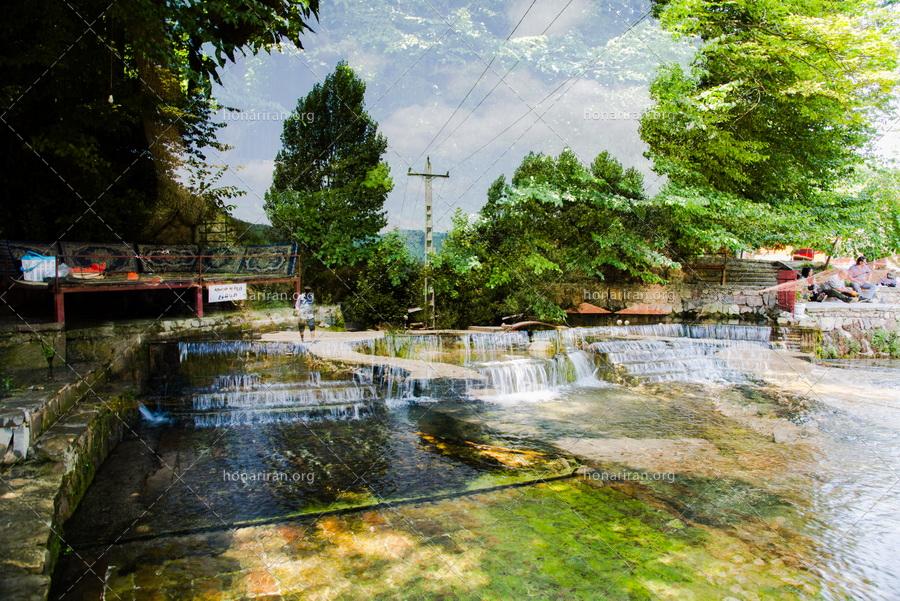 قطعه عکس مناظر و چشم اندازهای طبیعی – دریاچه زیبا – سبک عکاسی چندگانه ها یا مولتی اکسپوژر