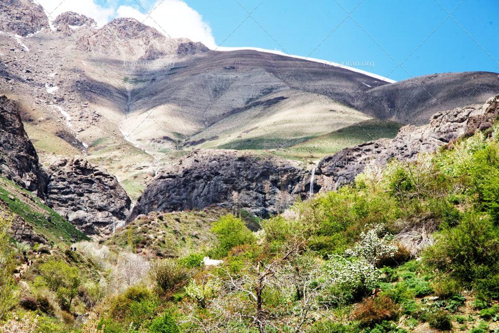 قطعه عکس آبشار سنگان – مناظر و چشم اندازهای زیبای ایران