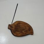 جاعودی چوبی طرح برگ دست ساز