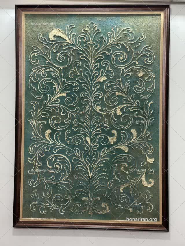 تابلو میکس آرت تمدن فیروزه