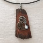 گردنبند چوبی دستسار سبک بوهو