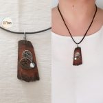 گردنبند چوبی دستسار سبک بوهو