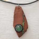 گردنبند دستساز چوبی خاص و تک سبک بوهو