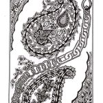 تابلو طراحی ماندالا