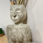 مجسمه زن، جا جا قلمویی