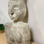 مجسمه زن، جا جا قلمویی