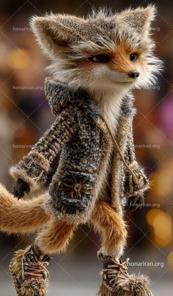 قطعه عکس روباه ساخت هوش مصنوعی