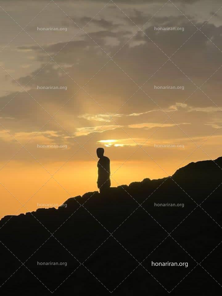 قطعه عکس غروب
