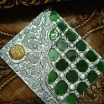 تابلو قطعه ای از بهشت تکه ای از گوشه ضریح حضرت فاطمه معصومه (س)