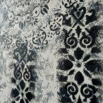 تابلو پتینه الهام از نقوش سنتی