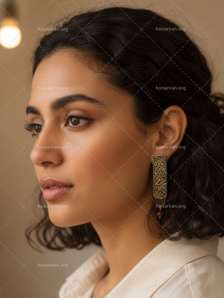 گوشواره های کالیگرافی
