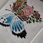 تابلو دکوراتیو دست‌ساز «پروانه مخملی»