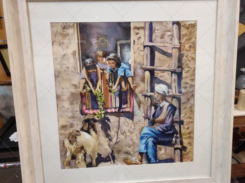 تابلو نقاشی نبض زندگی