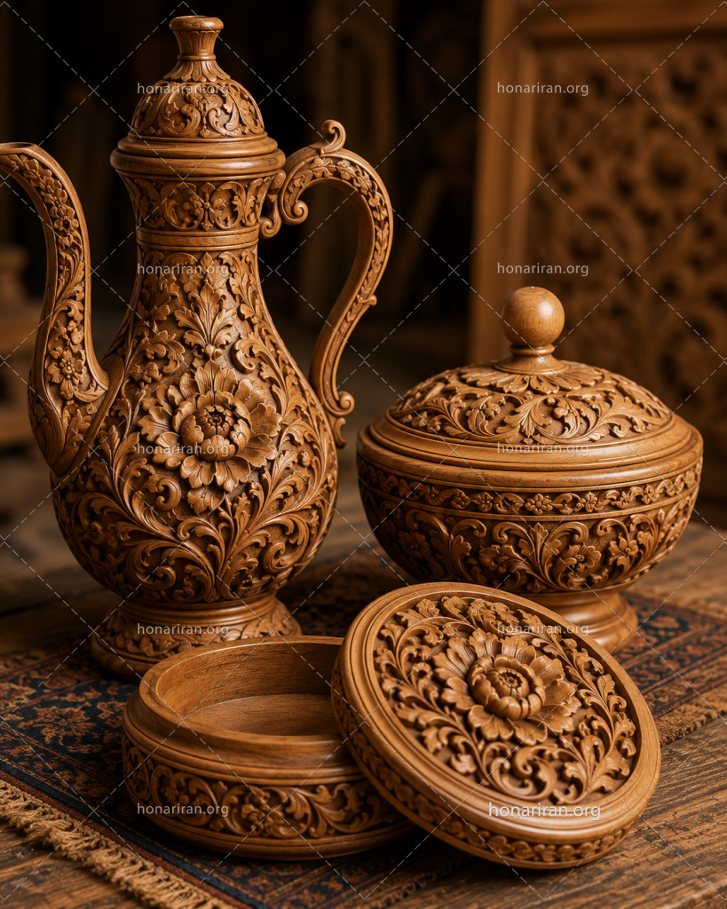 تصویر هوش مصنوعی | شکوه منبت ایرانی