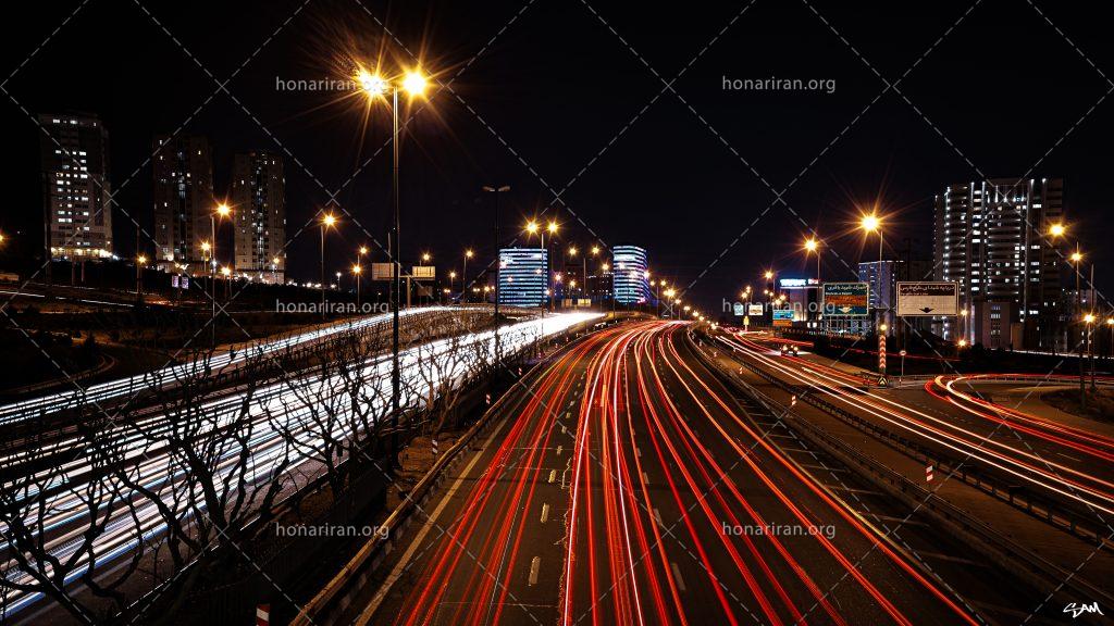 قطعه عکس بزرگراه