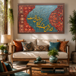 تابلو کالیگرافی شاه نشین خیال
