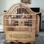 قفس پرنده چوبی